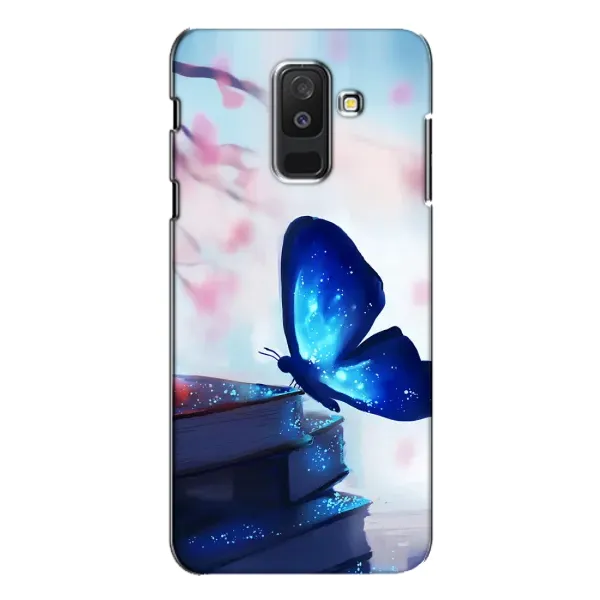 Чехол с рисунком «Бабочка синяя» для Samsung Galaxy A6 Plus 2018 (A605) Чехол с рисунком «Бабочка синяя» для Samsung Galaxy A6 Plus 2018 (A605)