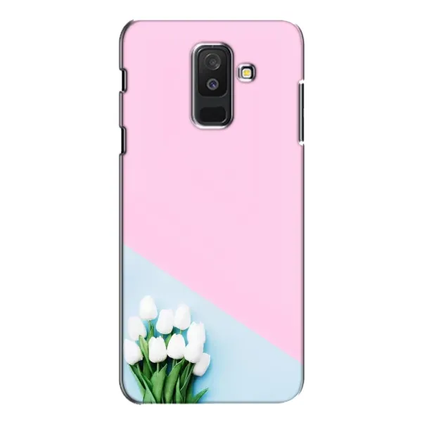 Чехол с рисунком «Белые тюльпаны» для Samsung Galaxy A6 Plus 2018 (A605) Чехол с рисунком «Белые тюльпаны» для Samsung Galaxy A6 Plus 2018 (A605)