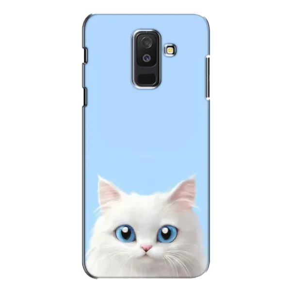 Чехол с рисунком «Белый кот» для Samsung Galaxy A6 Plus 2018 (A605) Чехол с рисунком «Белый кот» для Samsung Galaxy A6 Plus 2018 (A605)