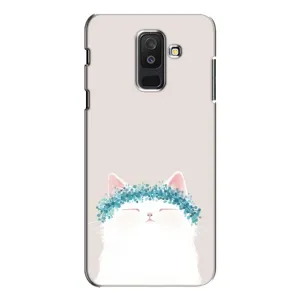 Чохол на тематику: Коти для Samsung Galaxy A6 Plus 2018 (A605) (Білий котик)