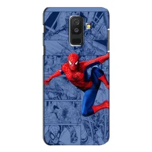 Силиконовый Чехол для Samsung Galaxy A6 Plus 2018 ( A605) (Человек Паук)