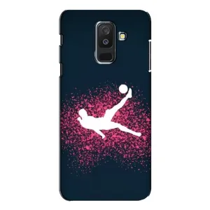 Чехол Криштиану Роналду для Samsung Galaxy A6 Plus 2018 ( A605) (CR7 Удар)