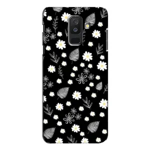 Чохли з тематикою "КВІТИ" на Samsung Galaxy A6 Plus 2018 ( A605) (цвітіння на чорному)