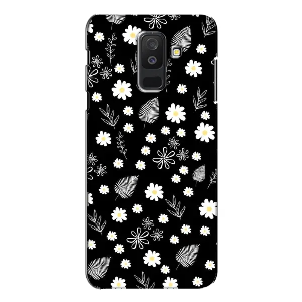 Чехол с рисунком «цветение на чорном» для Samsung Galaxy A6 Plus 2018 (A605) Чехол с рисунком «цветение на чорном» для Samsung Galaxy A6 Plus 2018 (A605)