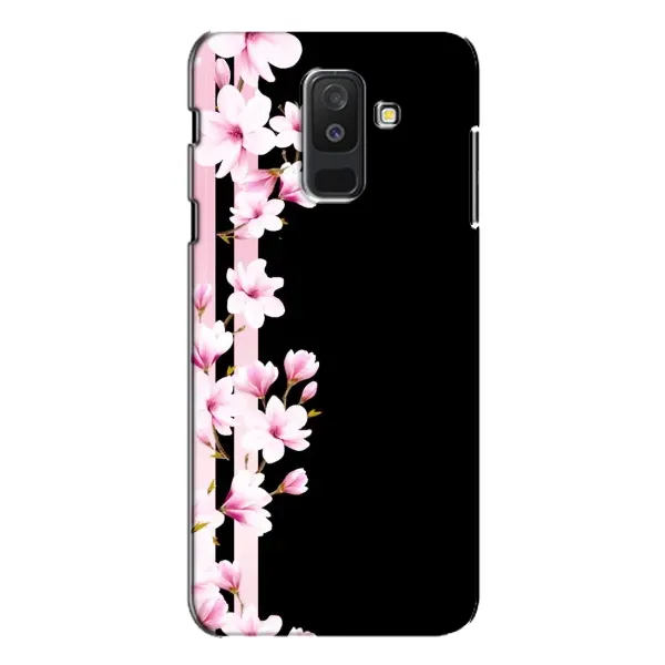Чехол с рисунком «Цветочки» для Samsung Galaxy A6 Plus 2018 (A605) Чехол с рисунком «Цветочки» для Samsung Galaxy A6 Plus 2018 (A605)