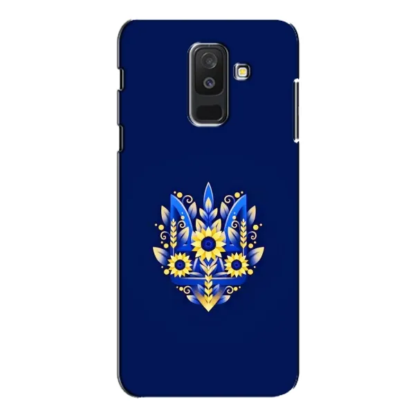 Чехол с рисунком «Цветущий Герб» для Samsung Galaxy A6 Plus 2018 (A605)