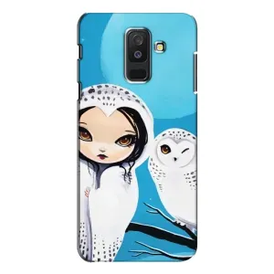 Чохли з принтом СОВИ для Samsung Galaxy A6 Plus 2018 ( A605) (Дівчинка Сова)