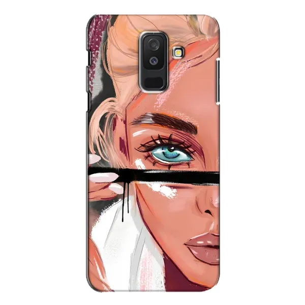 Чехол с рисунком «Девушка и ресницы» для Samsung Galaxy A6 Plus 2018 (A605) Чехол с рисунком «Девушка и ресницы» для Samsung Galaxy A6 Plus 2018 (A605)