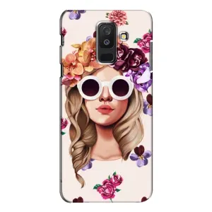 Чохол з картинкою Модні Дівчата Samsung Galaxy A6 Plus 2018 ( A605) (Дівчина в окулярах)