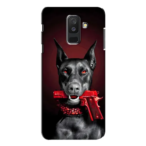 Чехол с рисунком «Доберман злой» для Samsung Galaxy A6 Plus 2018 (A605) Чехол с рисунком «Доберман злой» для Samsung Galaxy A6 Plus 2018 (A605)