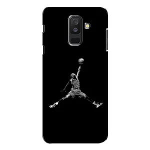 Силіконовый Чохол Nike Air Jordan на Самсунг А6 Плюс 2018 (Джордан)