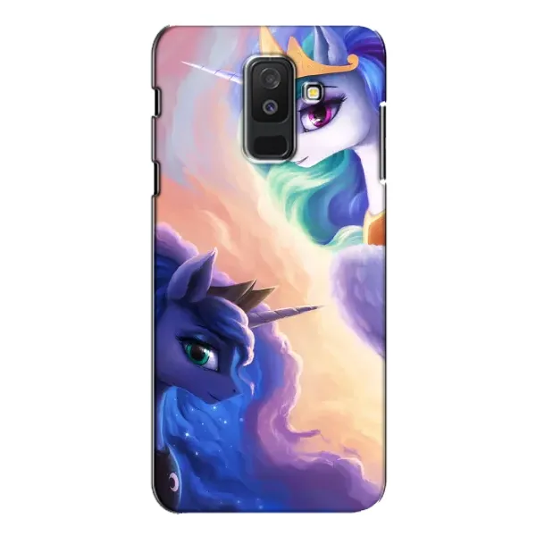 Чехол с рисунком «Единорожки на тучках» для Samsung Galaxy A6 Plus 2018 (A605) Чехол с рисунком «Единорожки на тучках» для Samsung Galaxy A6 Plus 2018 (A605)
