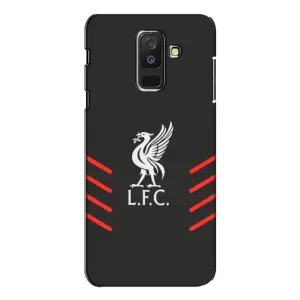 Силиконовые Чехлы принт Футбол на Samsung Galaxy A6 Plus 2018 ( A605) (Эмблема Liverpool)