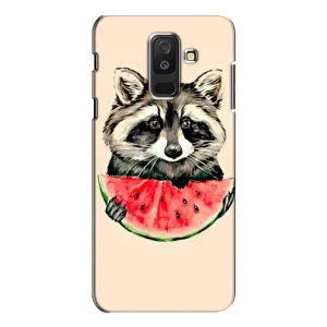 Силіконовий Чохол з Энотами на Samsung Galaxy A6 Plus 2018 ( A605) (Єнот)