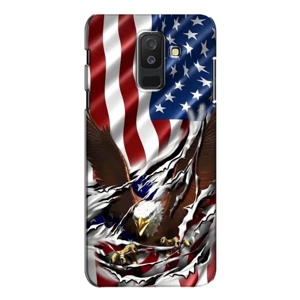 Чехол с рисунком «Флаг USA» для Samsung Galaxy A6 Plus 2018 (A605) Чехол с рисунком «Флаг USA» для Samsung Galaxy A6 Plus 2018 (A605)