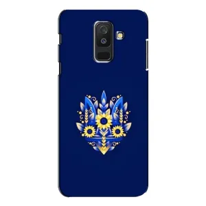 Чехол с картинкой (Патриотический ГЕРБ) на Samsung Galaxy A6 Plus 2018 ( A605) (герб)