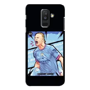 Чехлы с принтом для Samsung Galaxy A6 Plus 2018 ( A605) Футболист (гол Эрлинг Холланд)