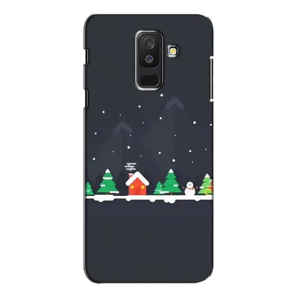 Чехол с рисунком «Город зимний» для Samsung Galaxy A6 Plus 2018 (A605) Чехол с рисунком «Город зимний» для Samsung Galaxy A6 Plus 2018 (A605)