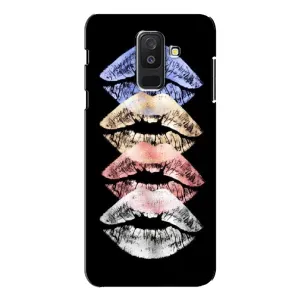 Чехол Стильные девушки на Samsung Galaxy A6 Plus 2018 ( A605) (Губы)