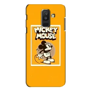 Чехлы с принтом Микки Маус на Samsung Galaxy A6 Plus 2018 ( A605) (Испуганный Микки)
