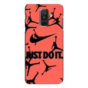 Силіконовый Чохол Nike Air Jordan на Самсунг А6 Плюс 2018 (Just Do It)