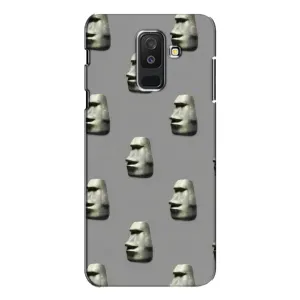 Бампер з принтом Меми для Samsung Galaxy A6 Plus 2018 ( A605) (Кам'яна особа)