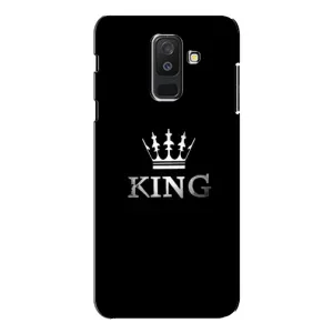 Чохол (Корона на чорному фоні) для Самсунг А6 Плюс 2018 (KING)