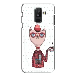 Чохол на тематику: Коти для Samsung Galaxy A6 Plus 2018 (A605) (Кіт аристократ)