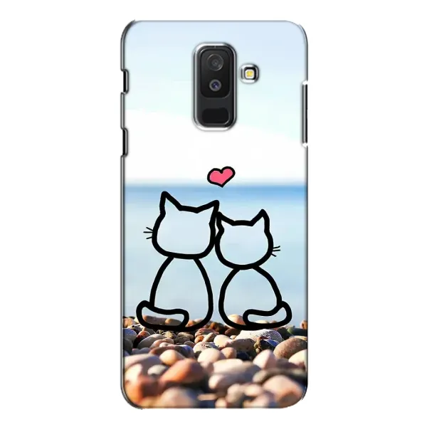 Чехол с рисунком «Котейки» для Samsung Galaxy A6 Plus 2018 (A605) Чехол с рисунком «Котейки» для Samsung Galaxy A6 Plus 2018 (A605)