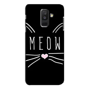 Бампер з зображенням Котиків для Самсунг А6 Плюс 2018 (КОТИК MEOW)