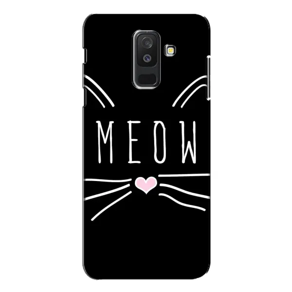 Чехол с рисунком «КОТИК MEOW» для Samsung Galaxy A6 Plus 2018 (A605)
