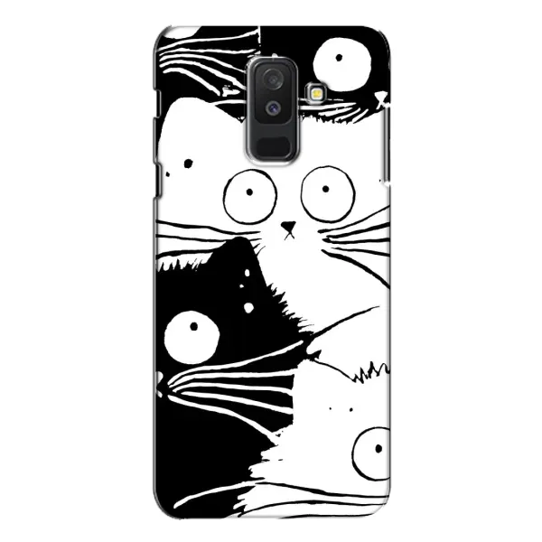 Чехол с рисунком «КОТИКИ» для Samsung Galaxy A6 Plus 2018 (A605)