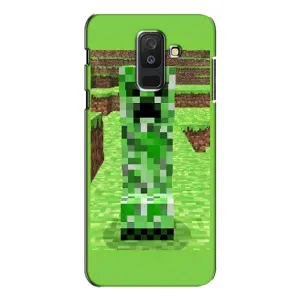 Чохли для Samsung Galaxy A6 Plus 2018 ( A605) (Персонажі МайнКрафт) (Кріпер 2)
