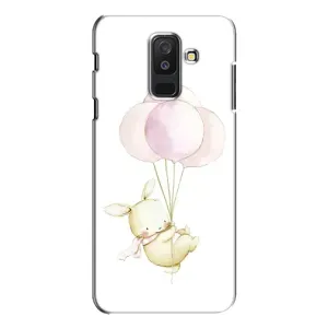 Силіконовий бампер з картинкою звірів для Samsung Galaxy A6 Plus 2018 ( A605) (Кролик та кульки)