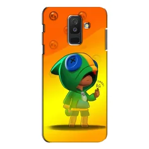 Чохол Бравл Старс для Samsung Galaxy A6 Plus 2018 ( A605) (LEON в кофті)