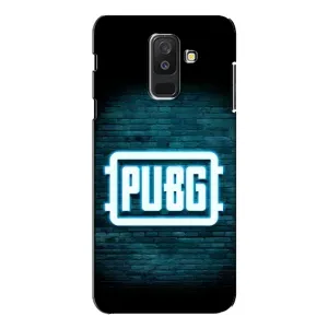 Чохол (TPU) з картинкою "Лого Пабг" на Самсунг А6 Плюс 2018 (Лого PUBG)