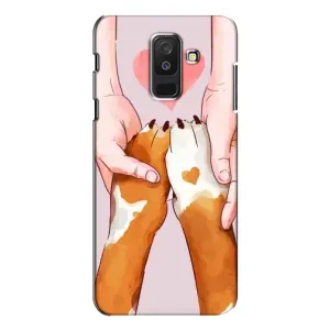 Чохол (ТПУ) Милі песики для Samsung Galaxy A6 Plus 2018 ( A605) (Любов до собак)