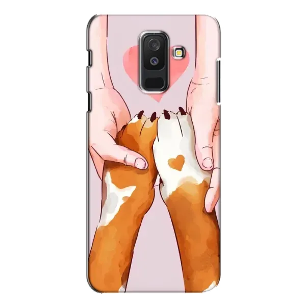 Чехол с рисунком «Любовь к собакам» для Samsung Galaxy A6 Plus 2018 (A605) Чехол с рисунком «Любовь к собакам» для Samsung Galaxy A6 Plus 2018 (A605)