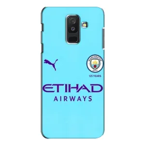 Силиконовые Чехлы принт Футбол на Samsung Galaxy A6 Plus 2018 ( A605) (Man City)