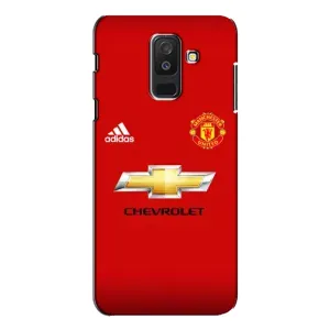 Силиконовые Чехлы принт Футбол на Samsung Galaxy A6 Plus 2018 ( A605) (Man United)