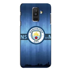 Силиконовые Чехлы принт Футбол на Samsung Galaxy A6 Plus 2018 ( A605) (ManCity)