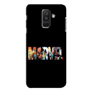 Силиконовый Чехол для Samsung Galaxy A6 Plus 2018 ( A605) (MARVEL)