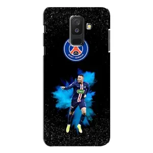 Чехол (TPU) с Футболистом на Samsung Galaxy A6 Plus 2018 ( A605) (Мбаппе ПСЖ)