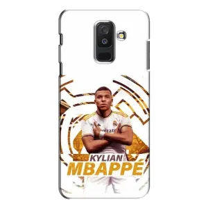 Чехол (TPU) с Футболистом на Samsung Galaxy A6 Plus 2018 ( A605) (Мбаппе Реал)