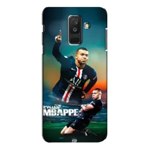 Чехол (TPU) с Футболистом на Samsung Galaxy A6 Plus 2018 ( A605) (MBAPPE)