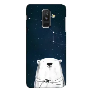 Силіконовий бампер з картинкою звірів для Samsung Galaxy A6 Plus 2018 ( A605) (Ведмедиця)