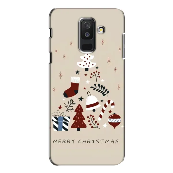 Чехол с рисунком «Merry Christmas» для Samsung Galaxy A6 Plus 2018 (A605)