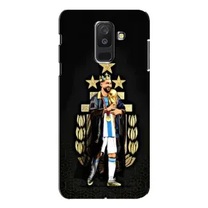 Чехлы Лео Месси Аргентина для Samsung Galaxy A6 Plus 2018 ( A605) (Месси король)