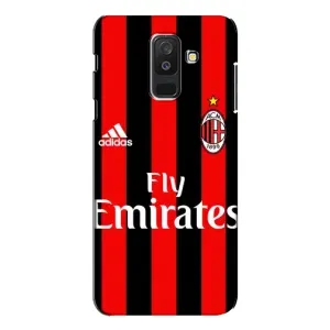 Чехлы с ТОП Футбольными клубами на Samsung Galaxy A6 Plus 2018 (A6 Plus 2018, A605) (Milan)