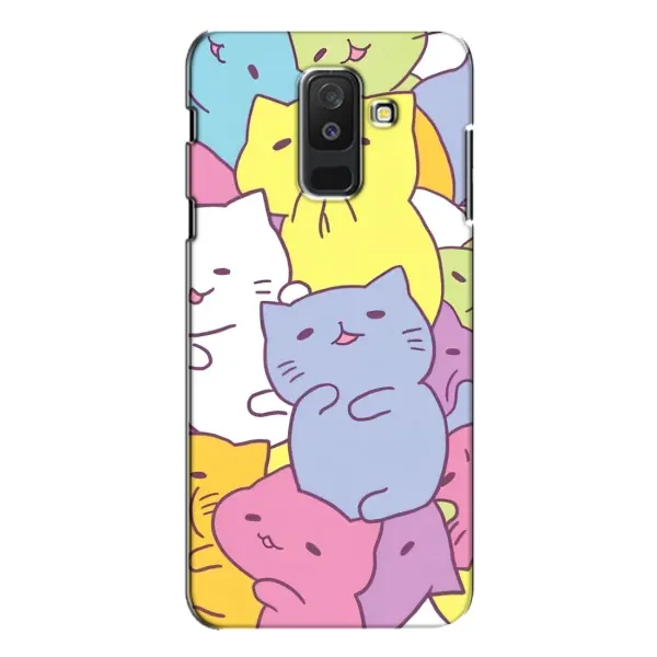 Чехол с рисунком «Милые котики» для Samsung Galaxy A6 Plus 2018 (A605)